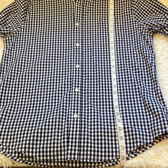 True Craft Size Large Men’s Gingham Casual Button Down Shirt - Picture 7 of 8